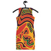 Adia Fitted Print Dress