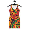 Adia Fitted Print Dress