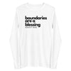 Boundaries are a Blessing | Women's Long Sleeve Tee