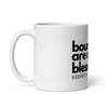 Boundaries are a Blessing | White Glossy Mug