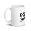 Boundaries are a Blessing | White Glossy Mug